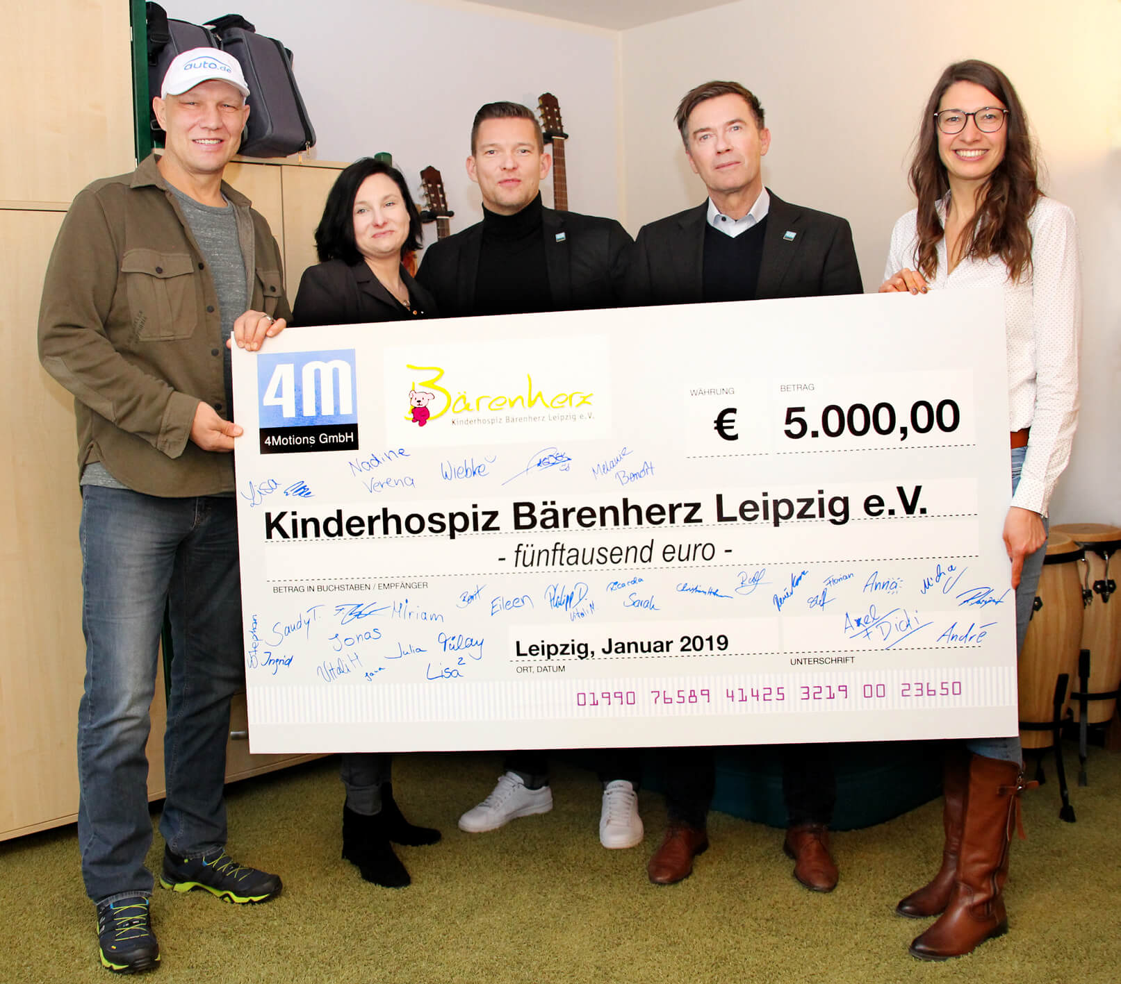 4Motions GmbH spendet 5.000 Euro an Bärenherz